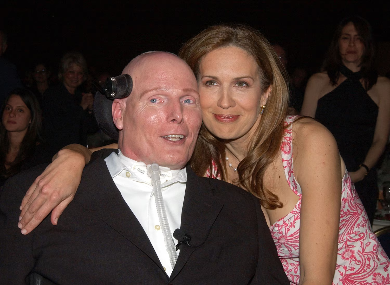 Christopher Reeve and Dana Reeve are shown during AAFA American Image Awards To Benefit the Christopher Reeve Paralysis Foundation at Grand Hyatt Hotel in New York. Theo Wargo/WireImage via Getty Images, FILE