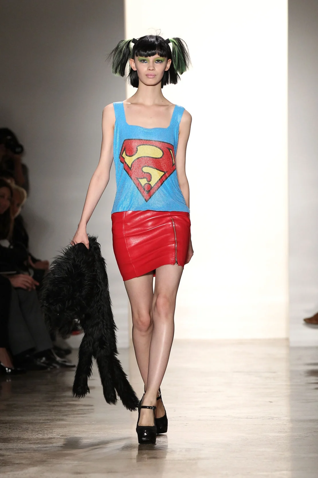 Superman was a key inspiration for Jeremy Scott's 2011 collection at New York Fashion Week